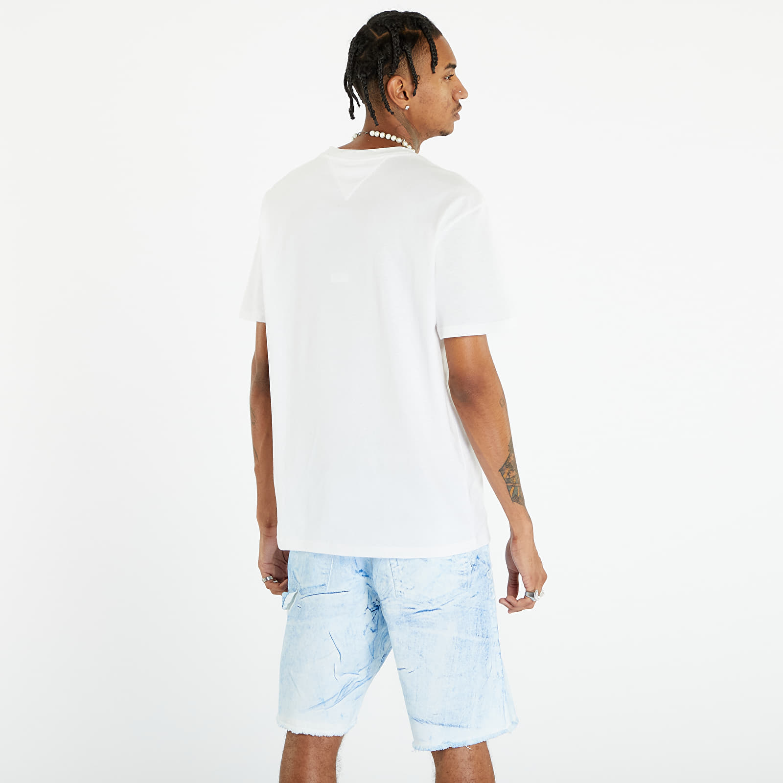 Tričká Tommy Jeans Classic Spray Flag T-Shirt White