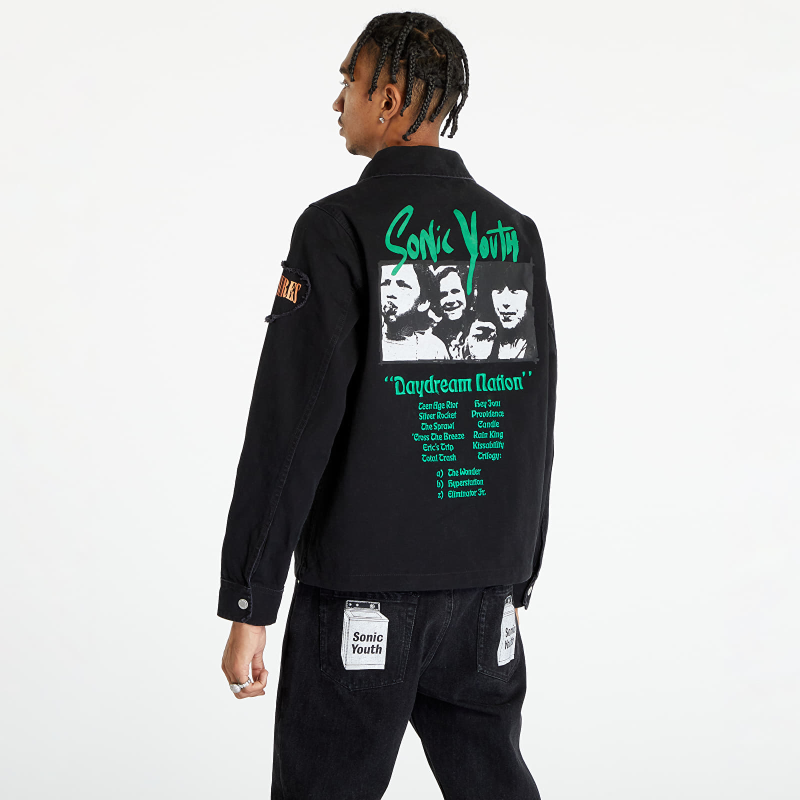 Jackets PLEASURES x Sonic Youth Work Jacket Black | Footshop Jackets PLEASURES x Sonic Youth Work Jacket Black | Footshop