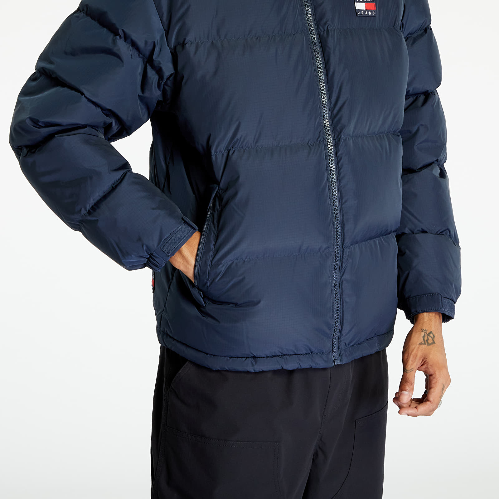 Giacche Tommy Jeans Recycled Alaska Puffer Blue
