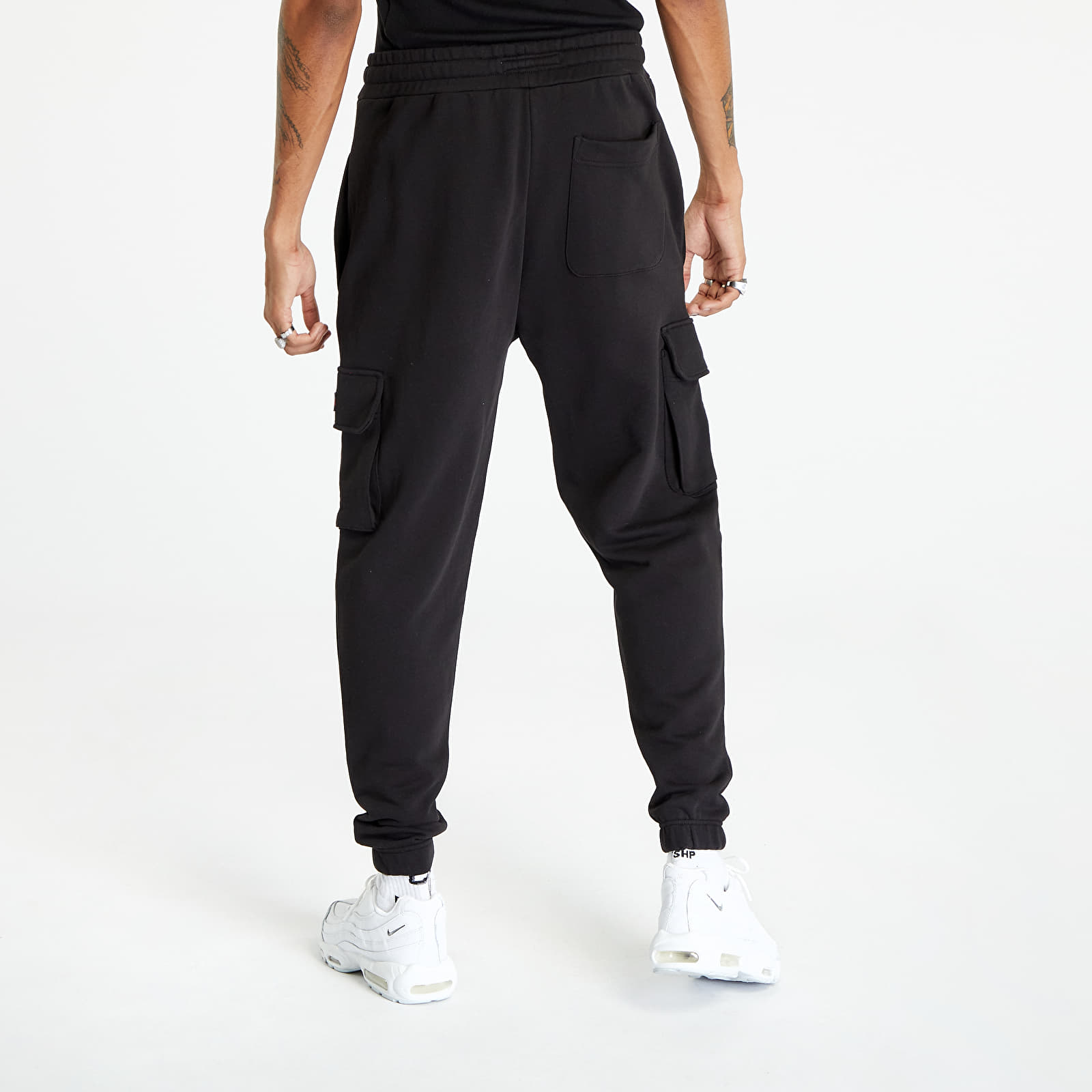 Calças Jogger Tommy Jeans Reg Xs Badge Cargo Pant Black