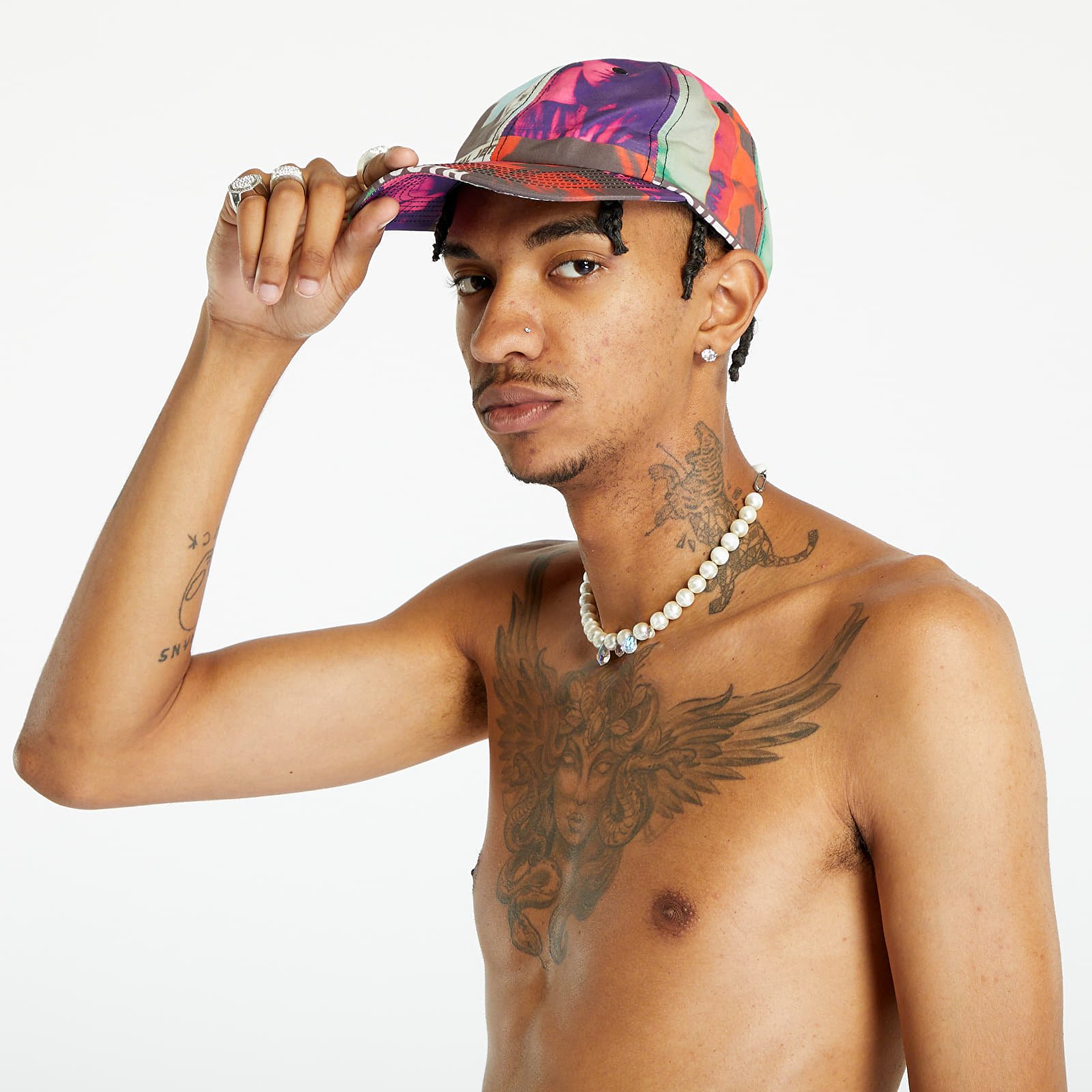Cappelli PLEASURES x Sonic Youth Jet Set Cap Multi