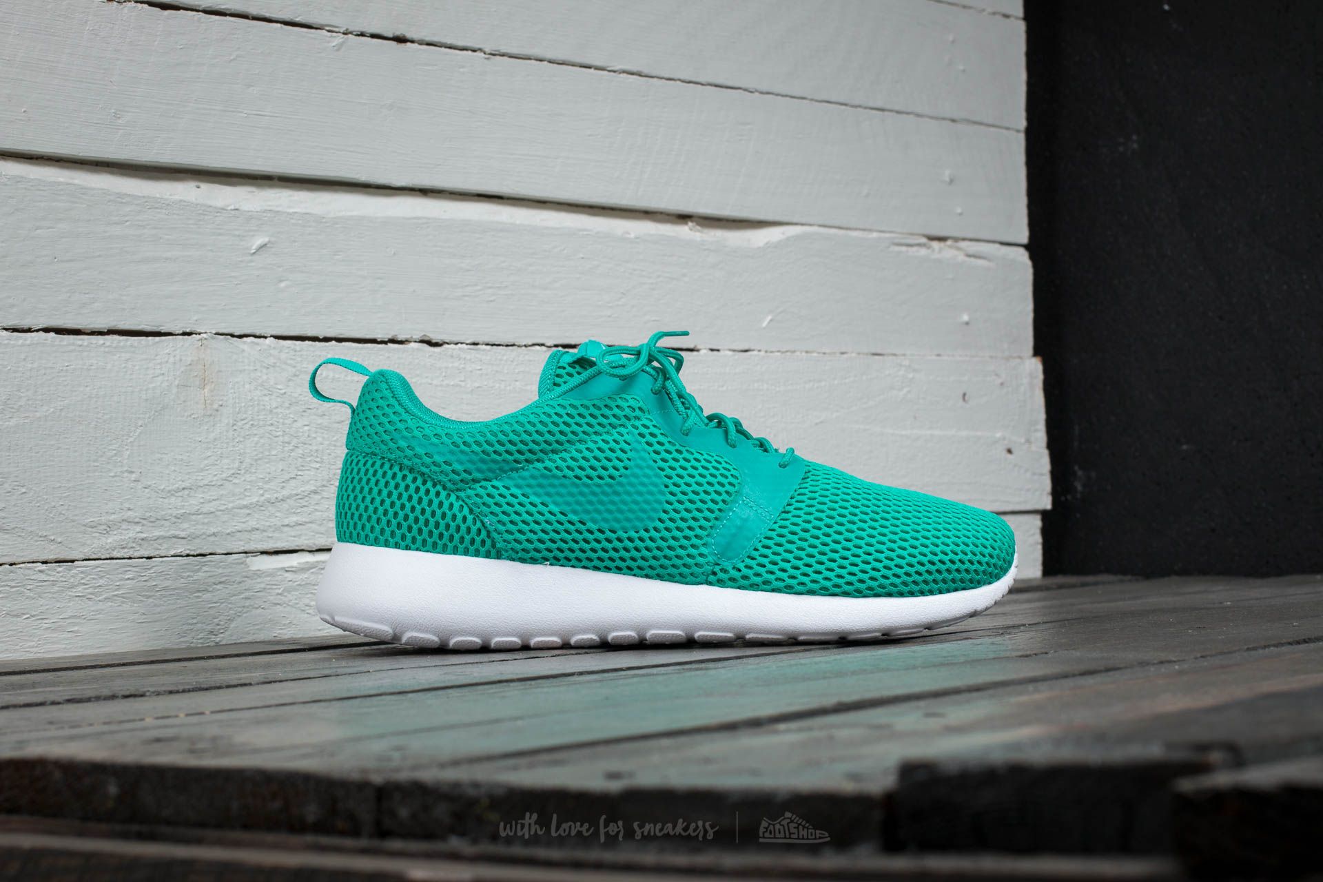 Men's shoes Nike Roshe One Hyp BR Clear Jade/ Clear Jade-White