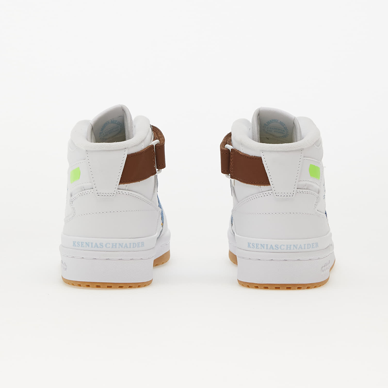 Дамски кецове и обувки adidas x Ksenia Schnaider Forum Mid W Ftw White/ Supplier Colour/ Preloved Brown