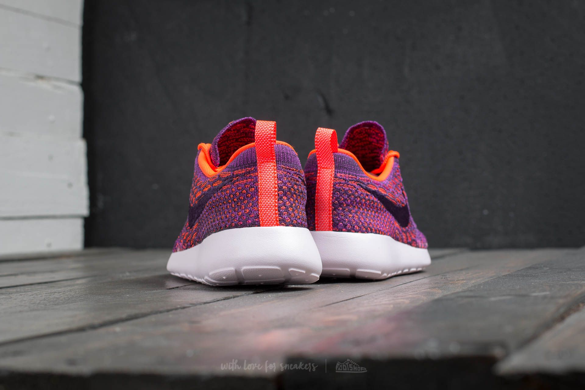Nike roshe run flyknit hombre purpura new arrivals