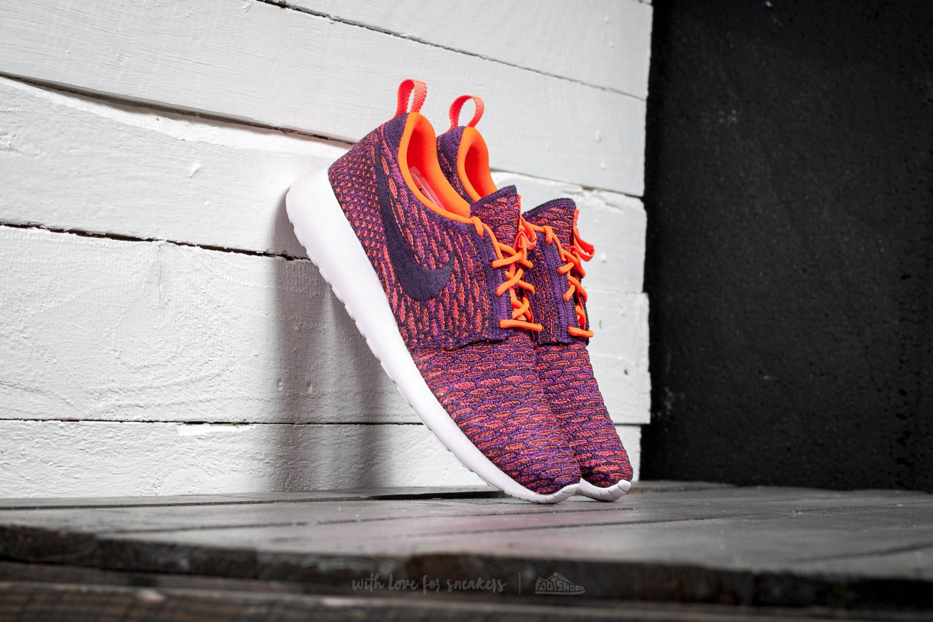 Nike roshe one flyknit hombre purpura outlet