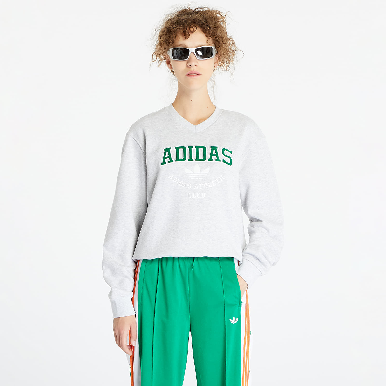 Adidas graphic crew sweatshirt store