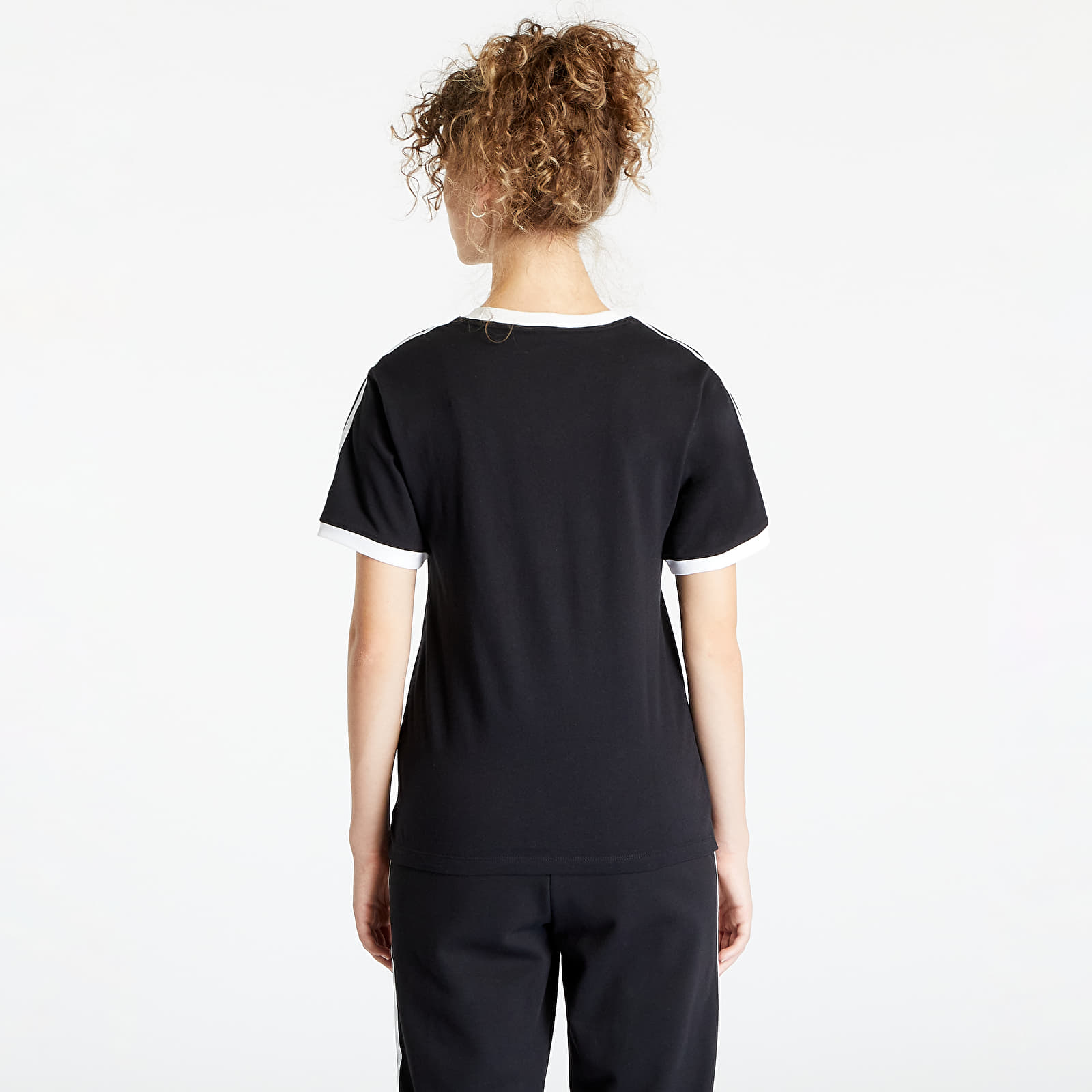 Magliette adidas Adicolor Classics 3 Stripes Tee Black
