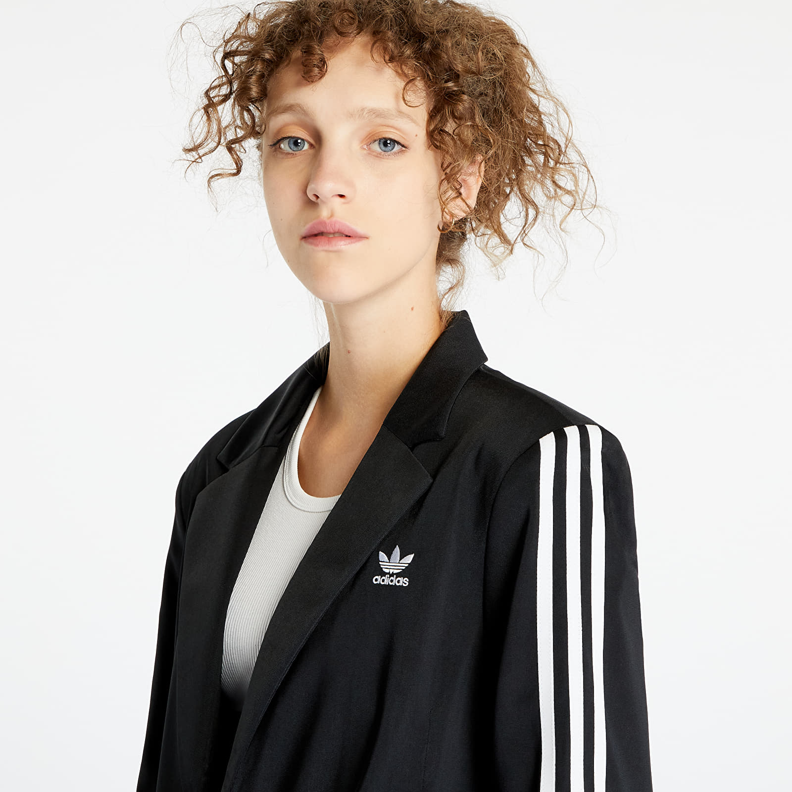 Jackets and Coats adidas 3 Stripes Blazer Black Footshop