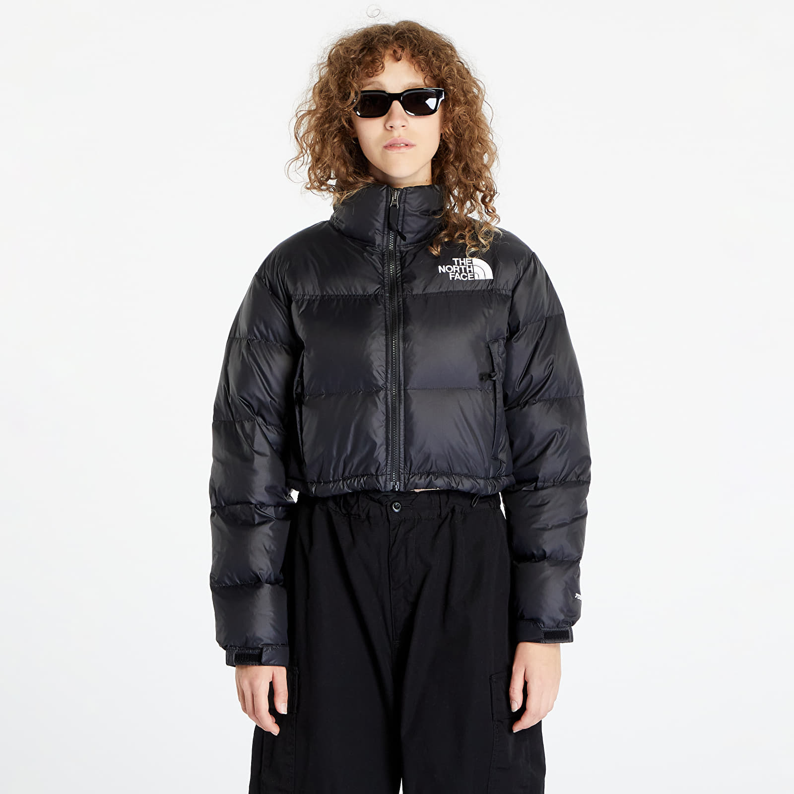 The North Face - w nuptse short jacket tnf black/ tnf white