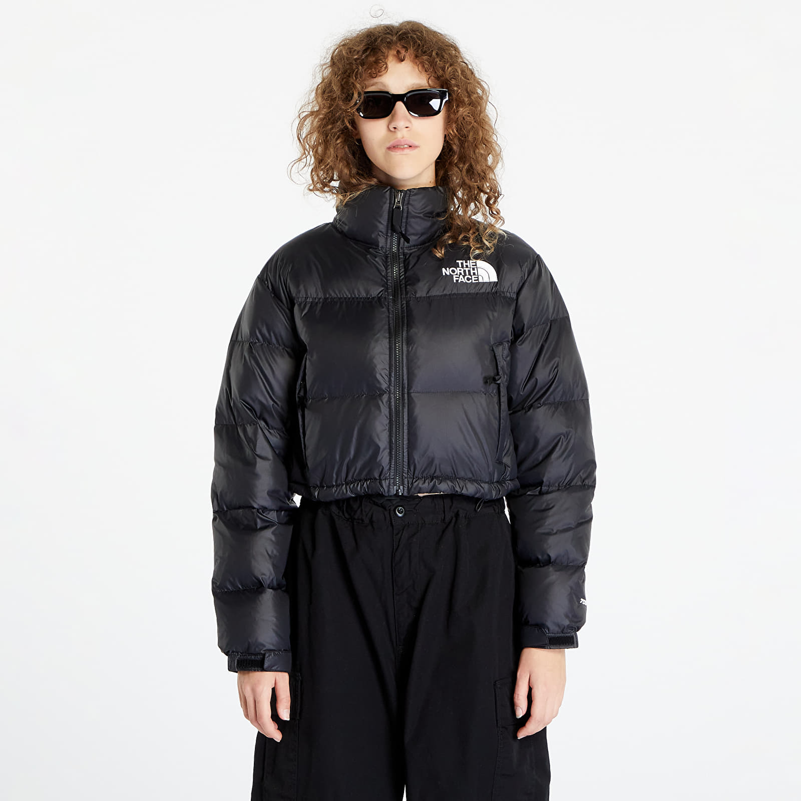 Levně The North Face W Nuptse Short Jacket TNF Black/ TNF White