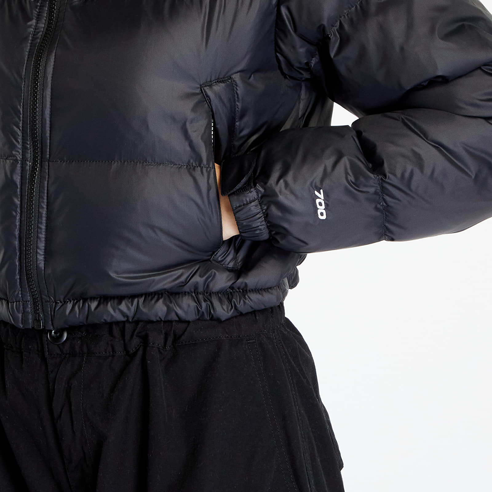 Chaquetas The North Face W Nuptse Short Jacket TNF Black/ TNF White