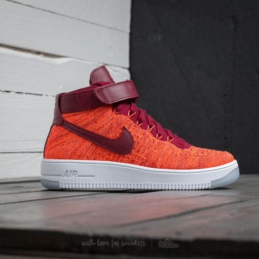 Nike air force best sale 1 flyknit womens red