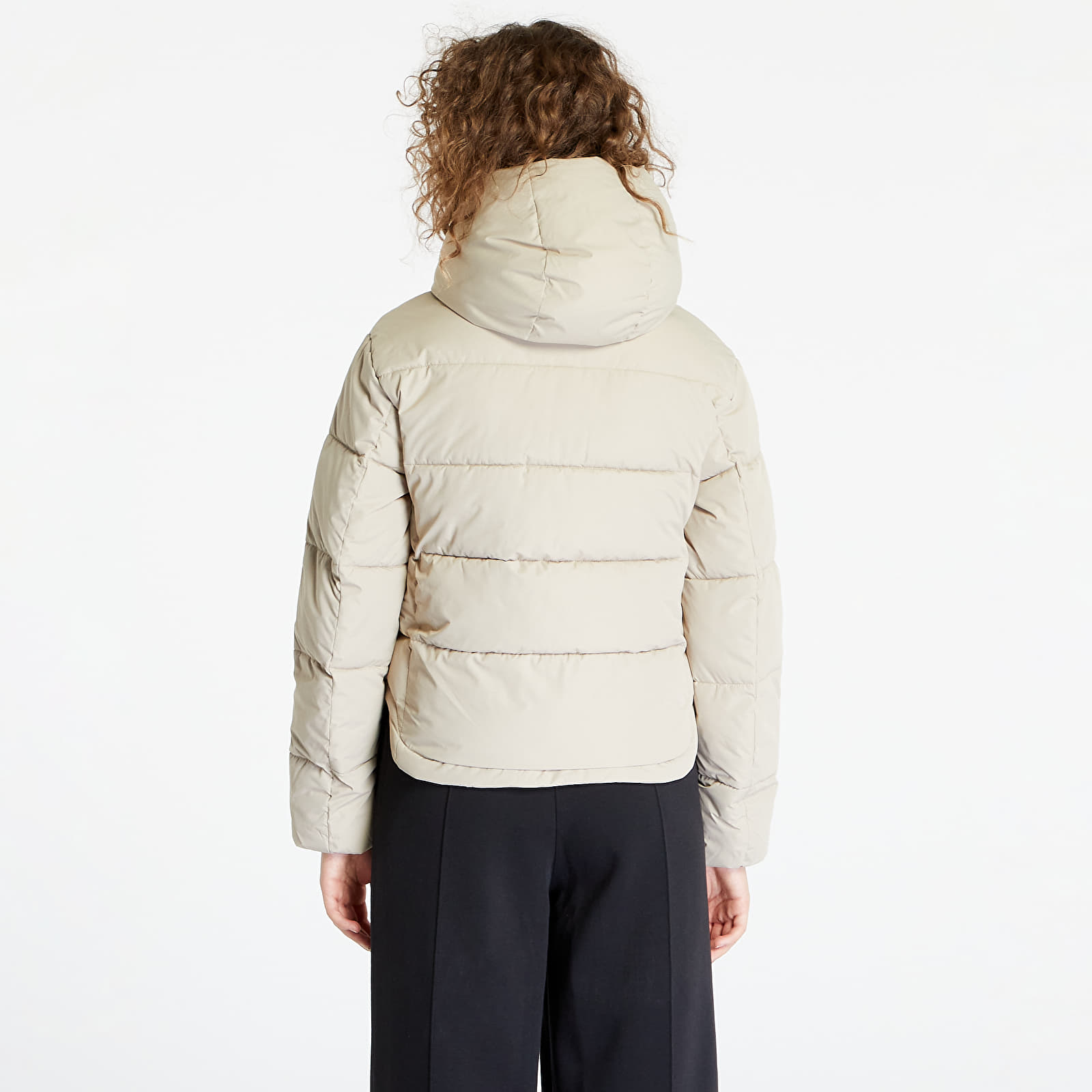 Jackets Calvin Klein Jeans Monologo Non Down Sherpa Jacket Plaza Taupe
