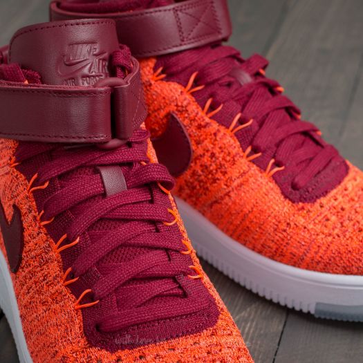Women s shoes Nike W Air Force 1 Flyknit Total Crimson Team Red