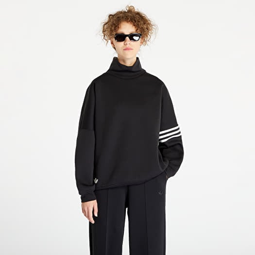 Sweatshirts adidas Adicolor Oversized High Neck Sweatshirt Black Footshop