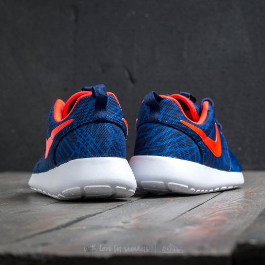 Women s shoes Nike Wmns Roshe One Print Loyal Blue Bright Crimson Gm Royal White Footshop