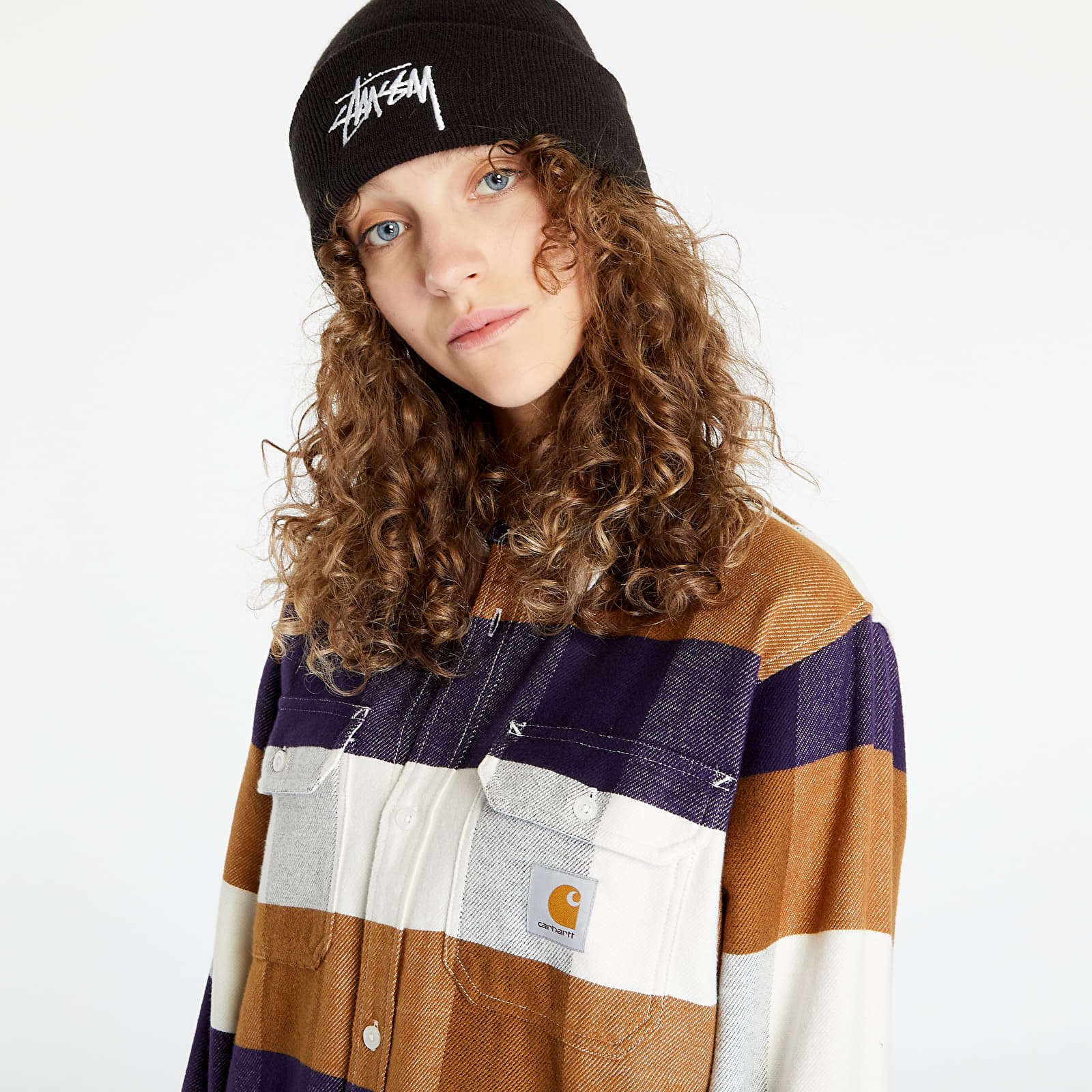 Hemden Carhartt WIP Lyman Long Sleeve Shirt Lyman Check/ Cassis