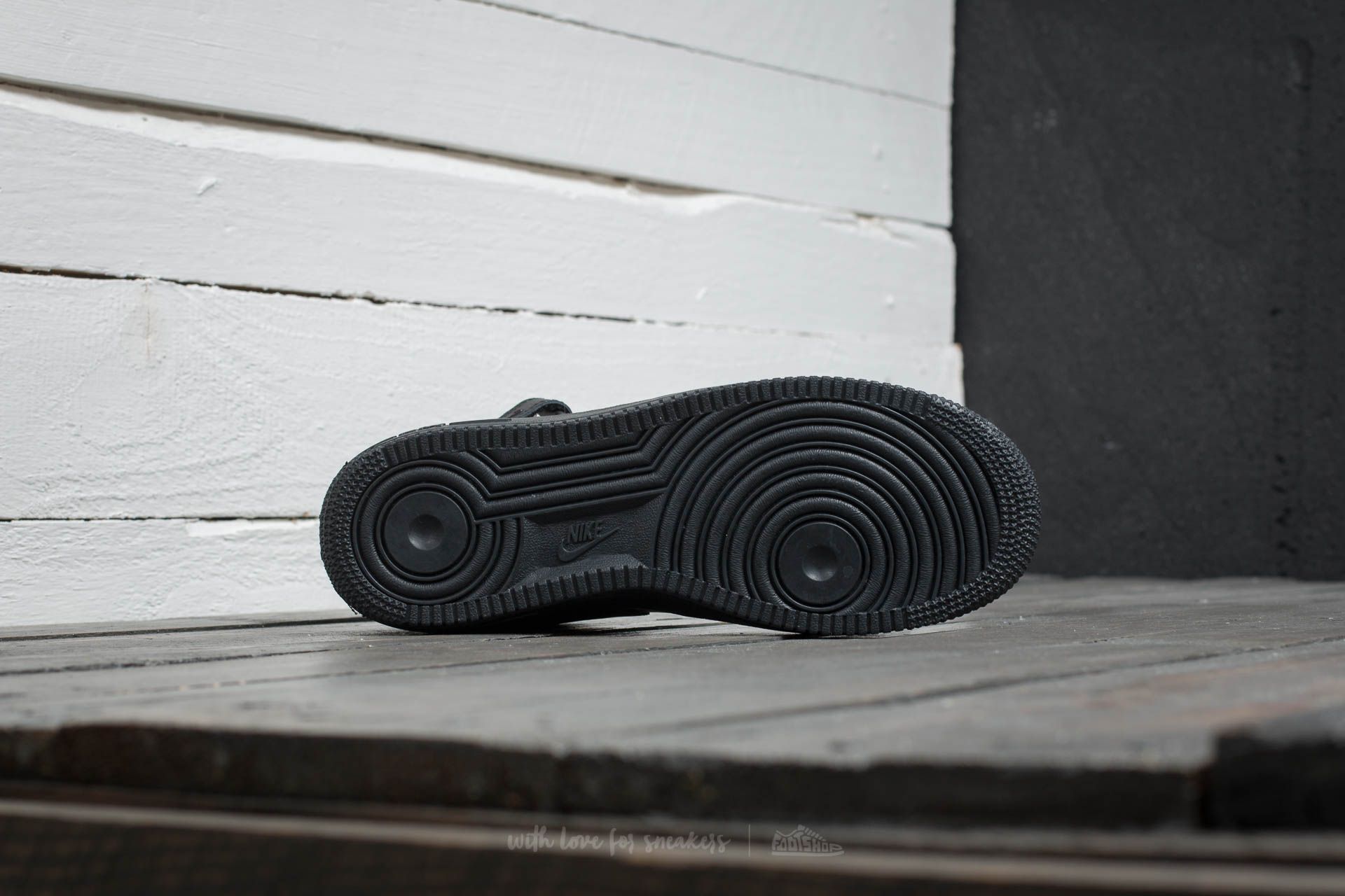 Zapatillas y zapatos para niños Nike Air Force 1 Mid (GS) Black/ Black