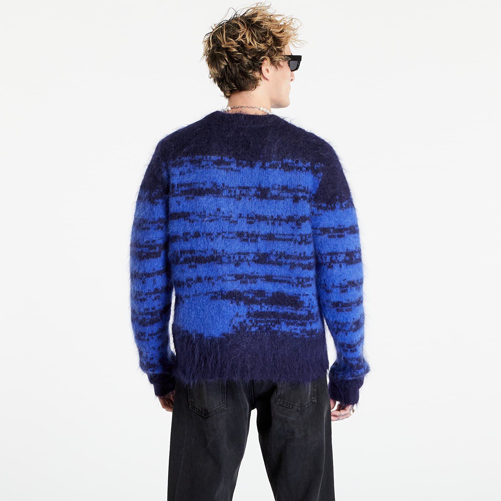 Maglioni MISBHV Brushed Mohair Knit Sweater UNISEX Electric Blue