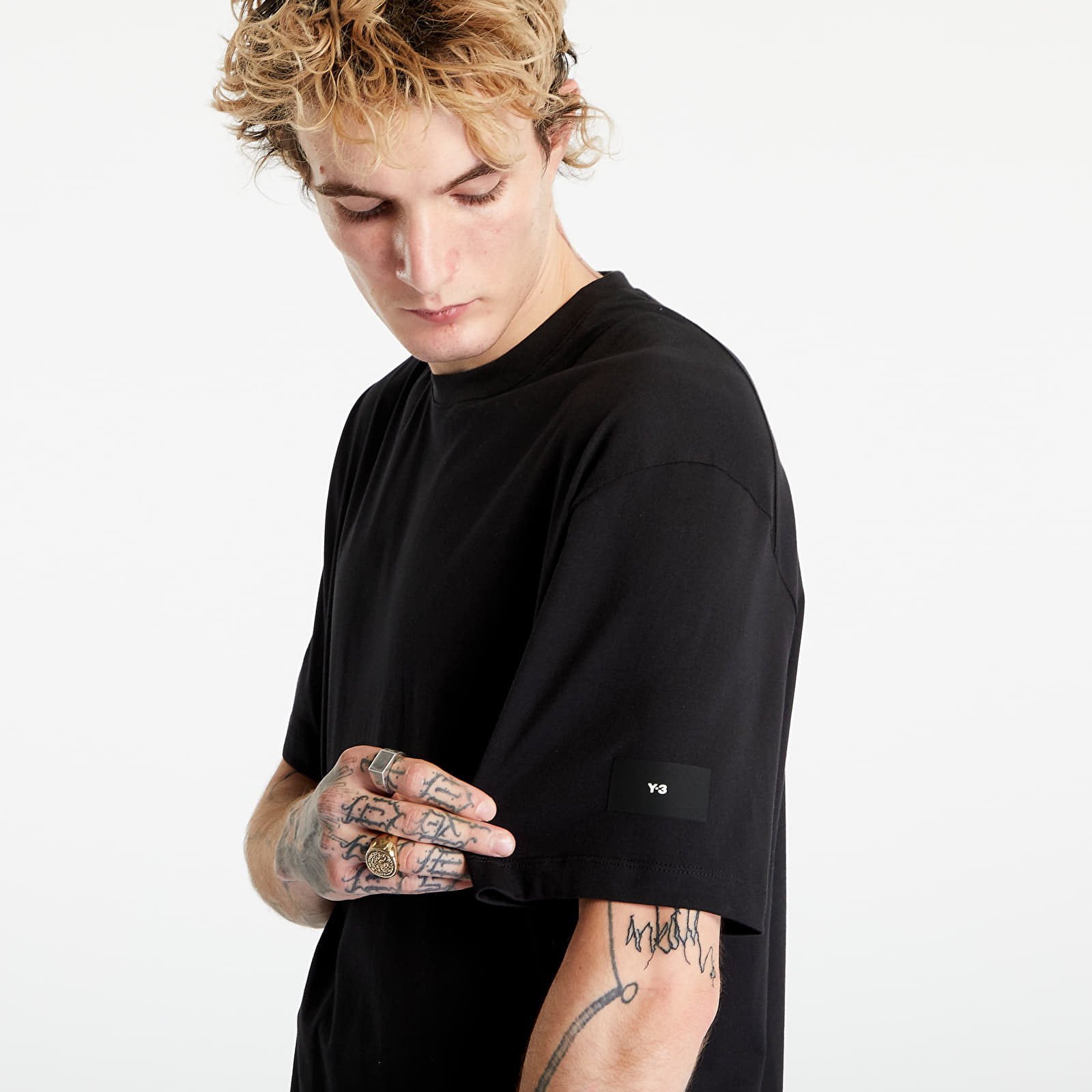 Trička Y-3 Relaxed Short Sleeve Tee UNISEX Black