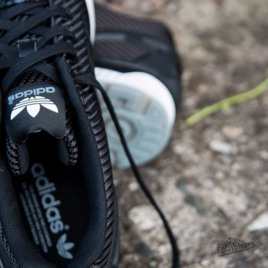 Adidas zx flux all black on feet online
