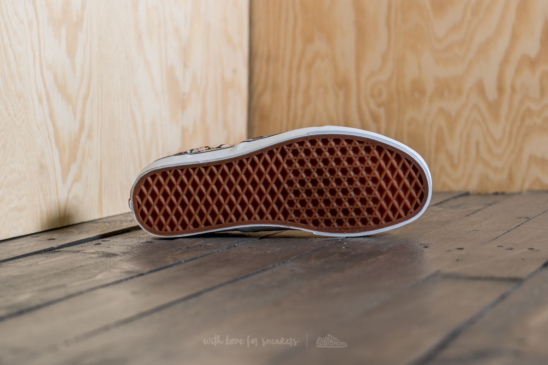 Pánské tenisky a boty Vans x Peanuts Classic Slip-On The Gang/ Black