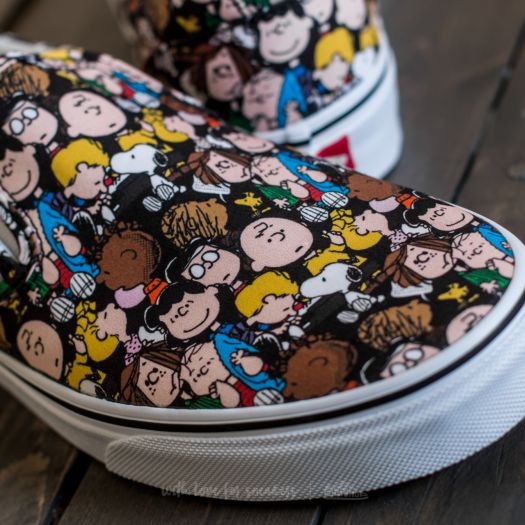 Vans slip on cartoon on sale