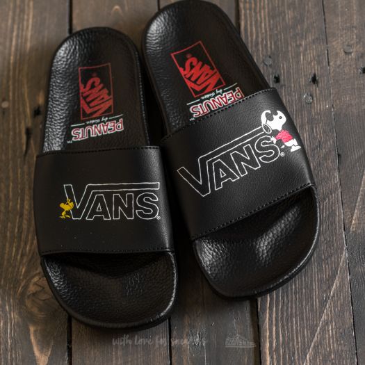 Vans discount peanuts slides