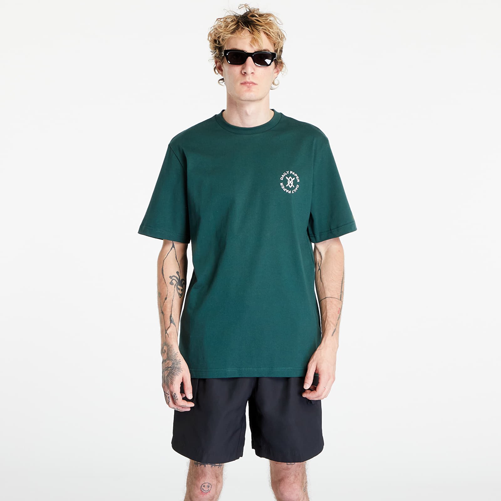 T-shirts Daily Paper Circle Ss T-Shirt Pine Green