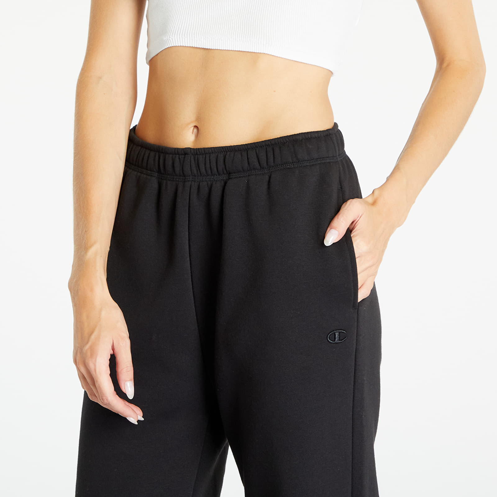 Pantalones Champion Elastic Cuff Pants Black