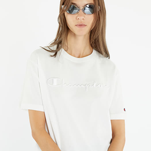 White champion crewneck womens 2025