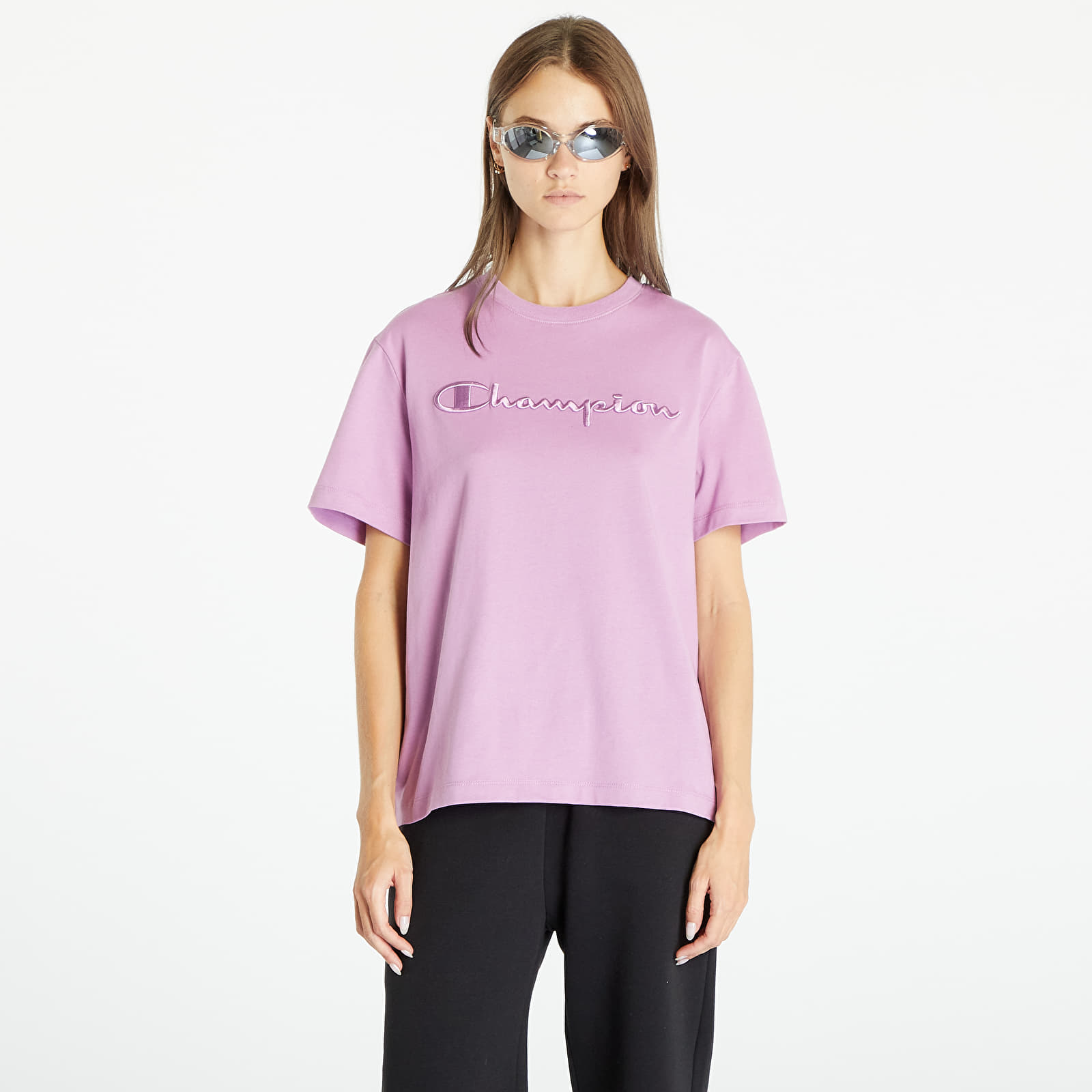 Camiseta Champion Crewneck T-Shirt Purple M