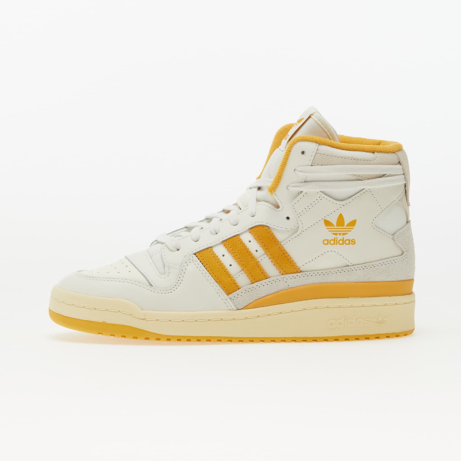 Pánské tenisky a boty adidas Forum 84 Hi Off White/ Preloved Yellow/ Easy Yellow