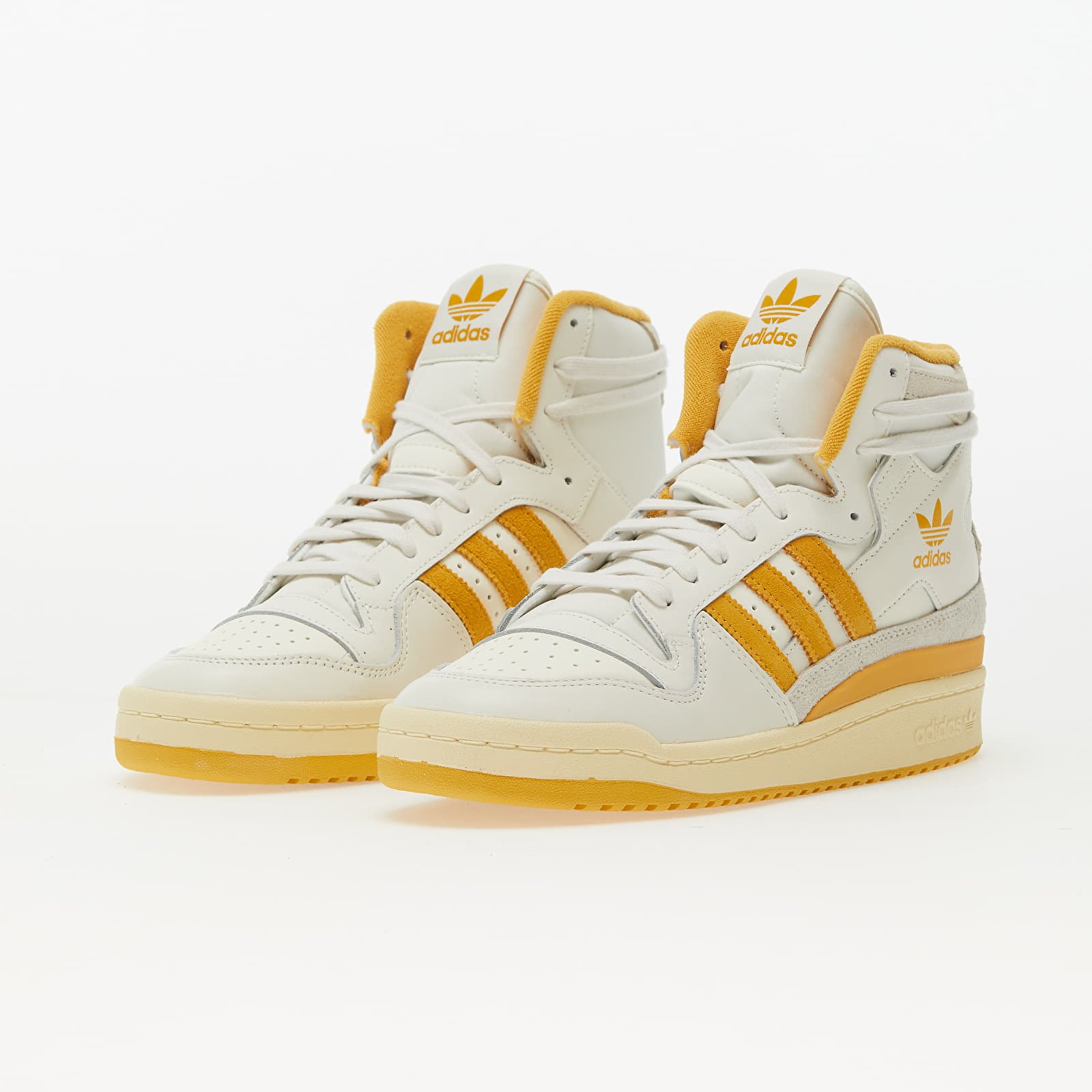 Zapatillas Hombre adidas Forum 84 Hi Off White/ Preloved Yellow/ Easy Yellow
