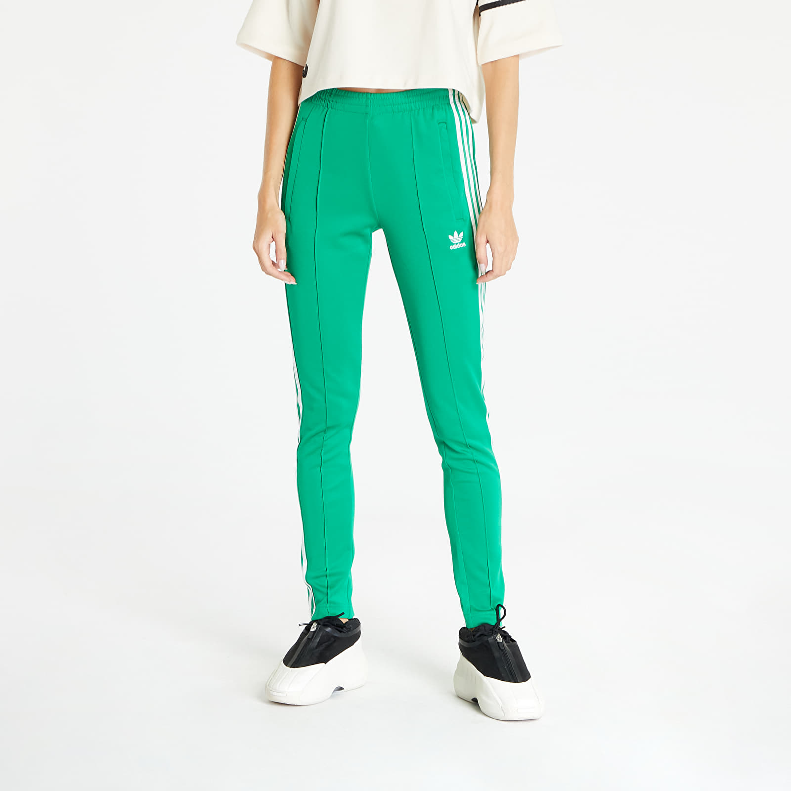 adidas Sustainability Classic Stretch Track Pant Green