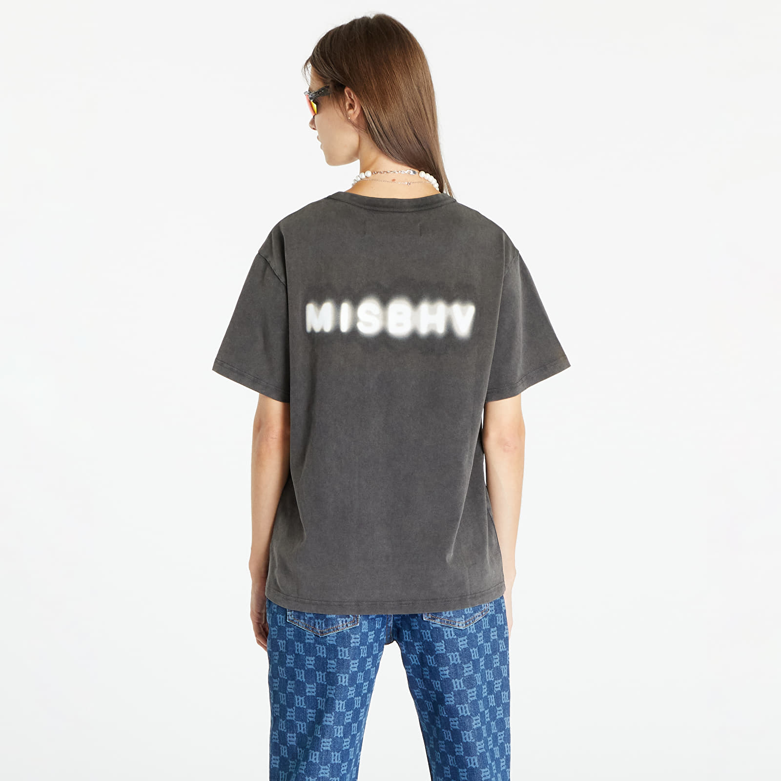 T shirts MISBHV Community T Shirt UNISEX Washed Graphite Footshop