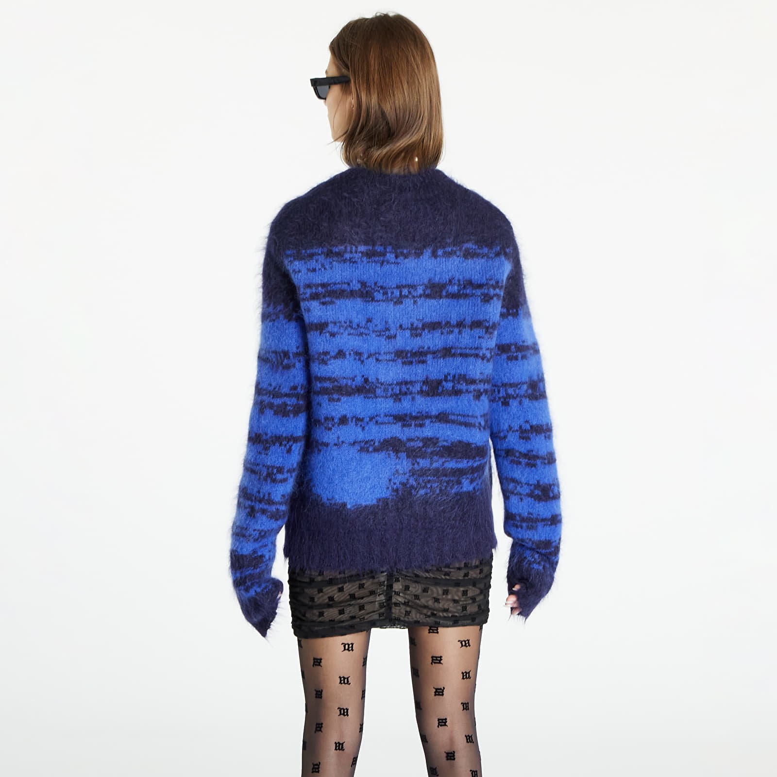 Maglioni MISBHV Brushed Mohair Knit Sweater UNISEX Electric Blue