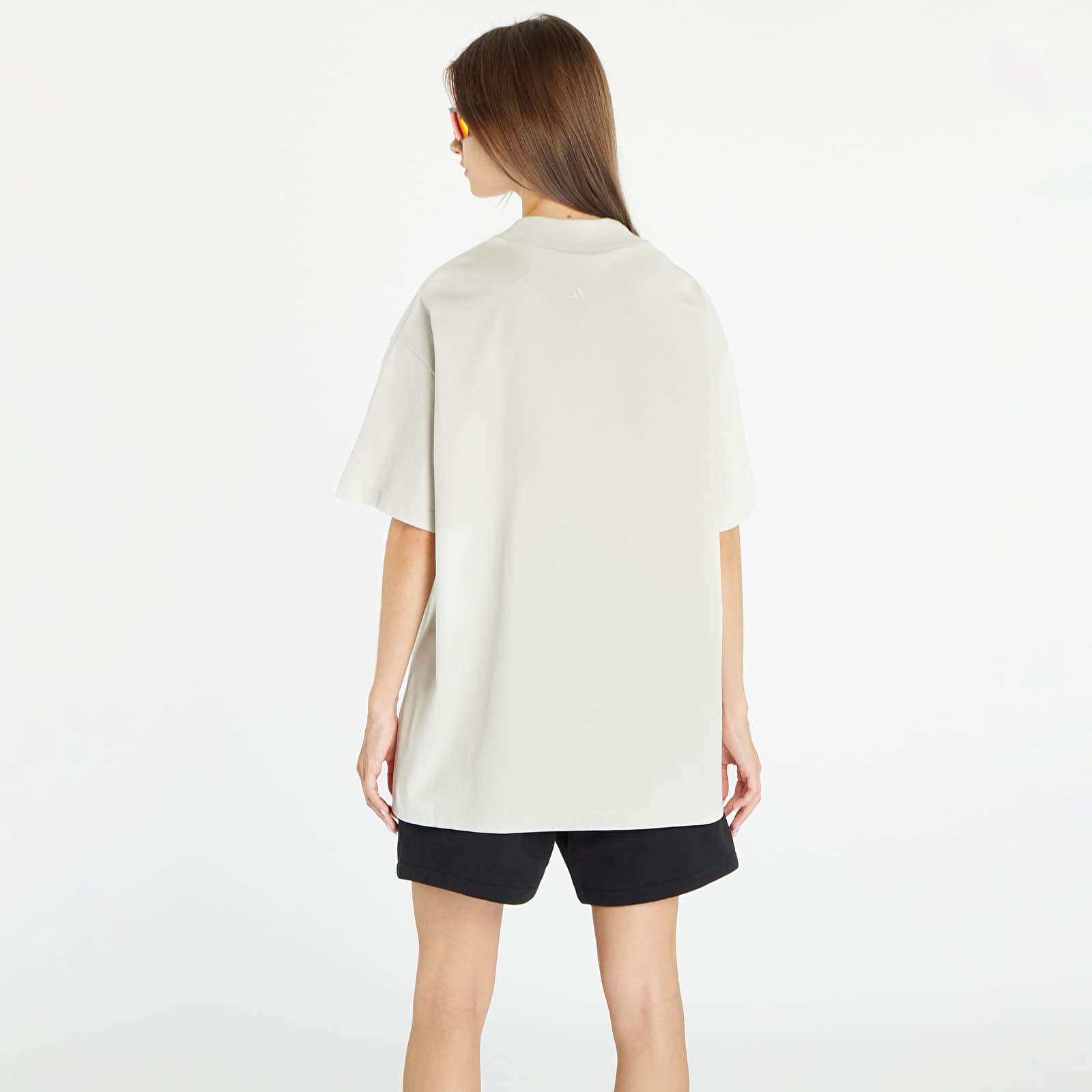 T-skjorter adidas Performance One Cotton Jersey Short Sleeve Tee UNISEX Talc