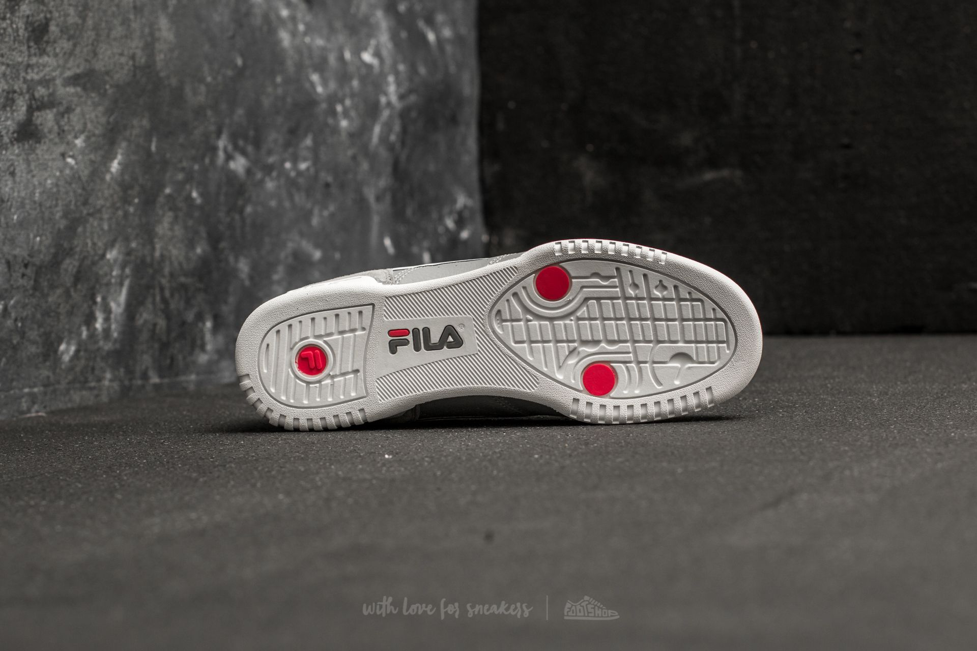 Men s shoes Fila x Staple Original Fitness Grey Pink White Footshop