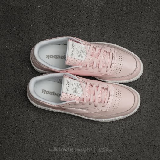 Women s shoes Reebok Club C 85 FBT W Pink White Silver Skull Grey Footshop