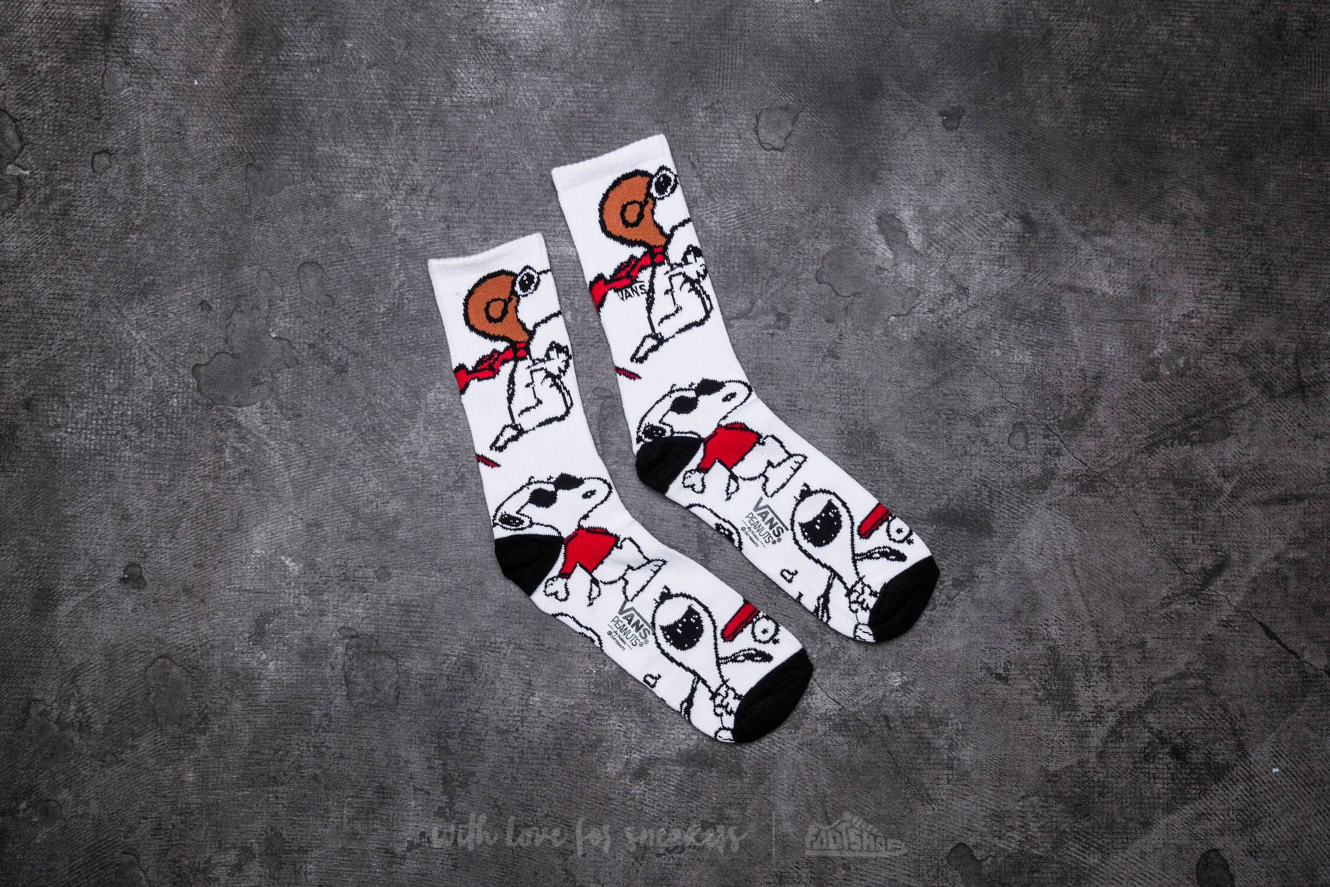 Ponožky Vans x Peanuts 1 Pair Crew Socks White