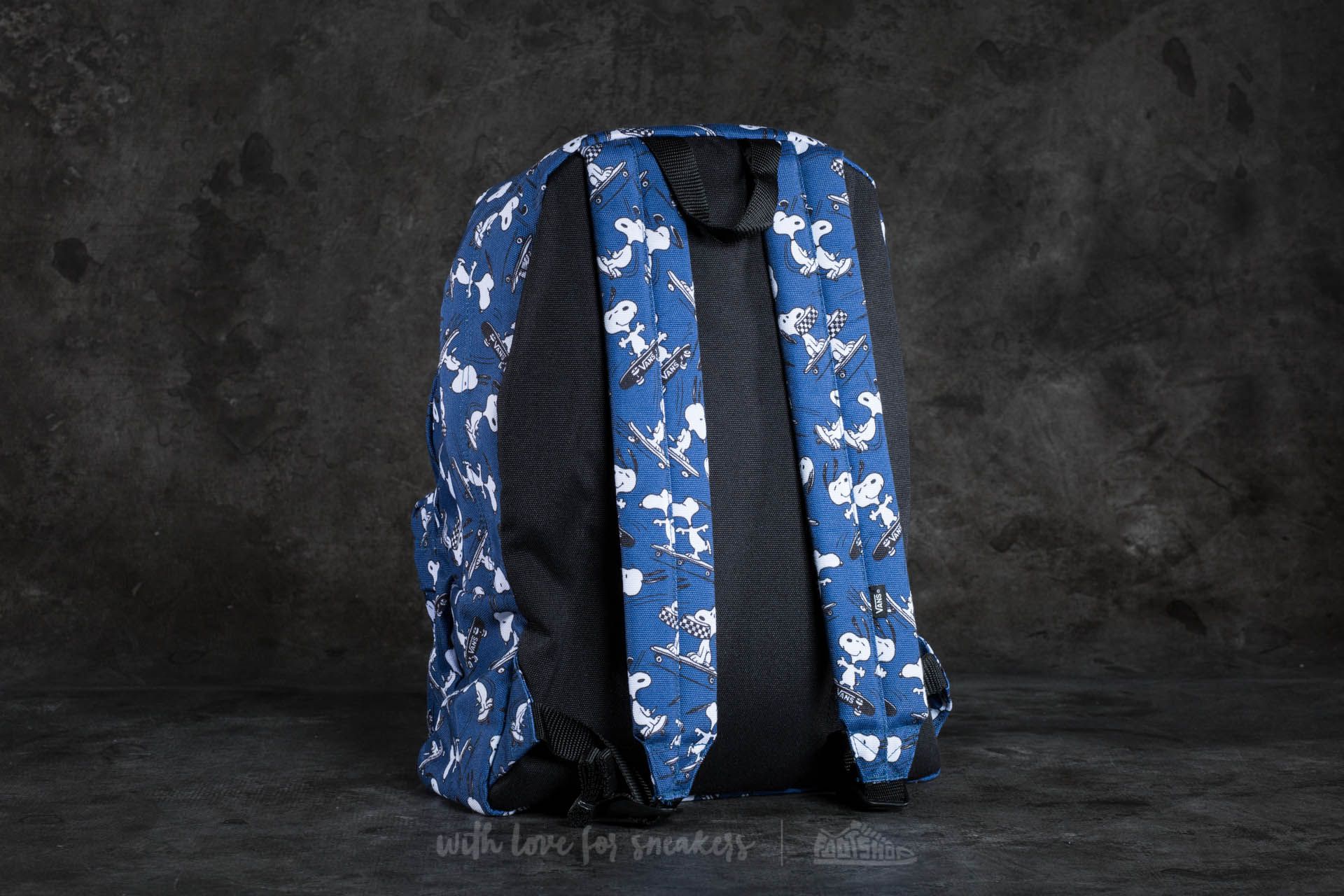 Accessories Vans x Peanuts Old Skool II Backpack Blue/ White