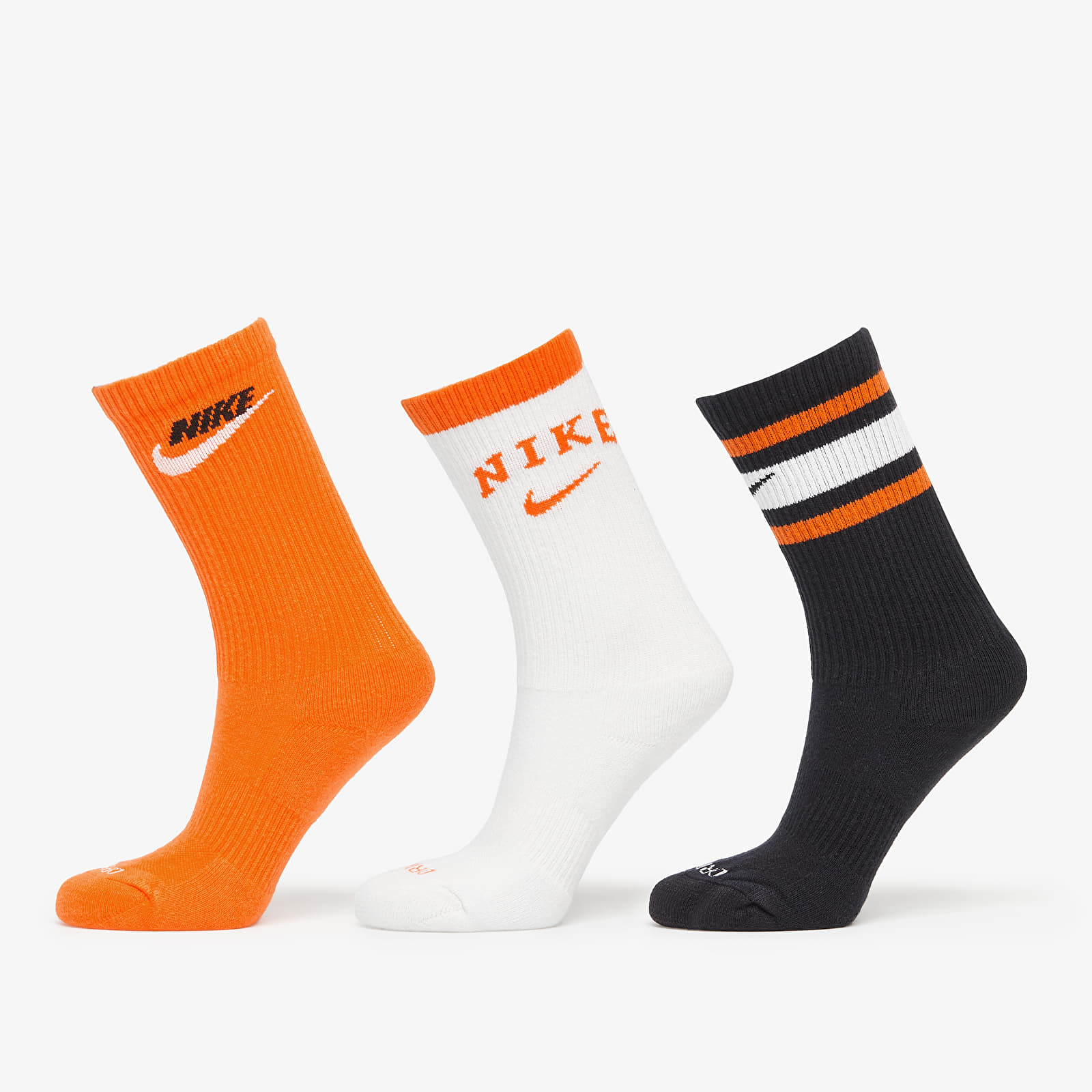 Levně Nike Everyday Plus Cushioned Crew Socks 3-Pack Multi-Color