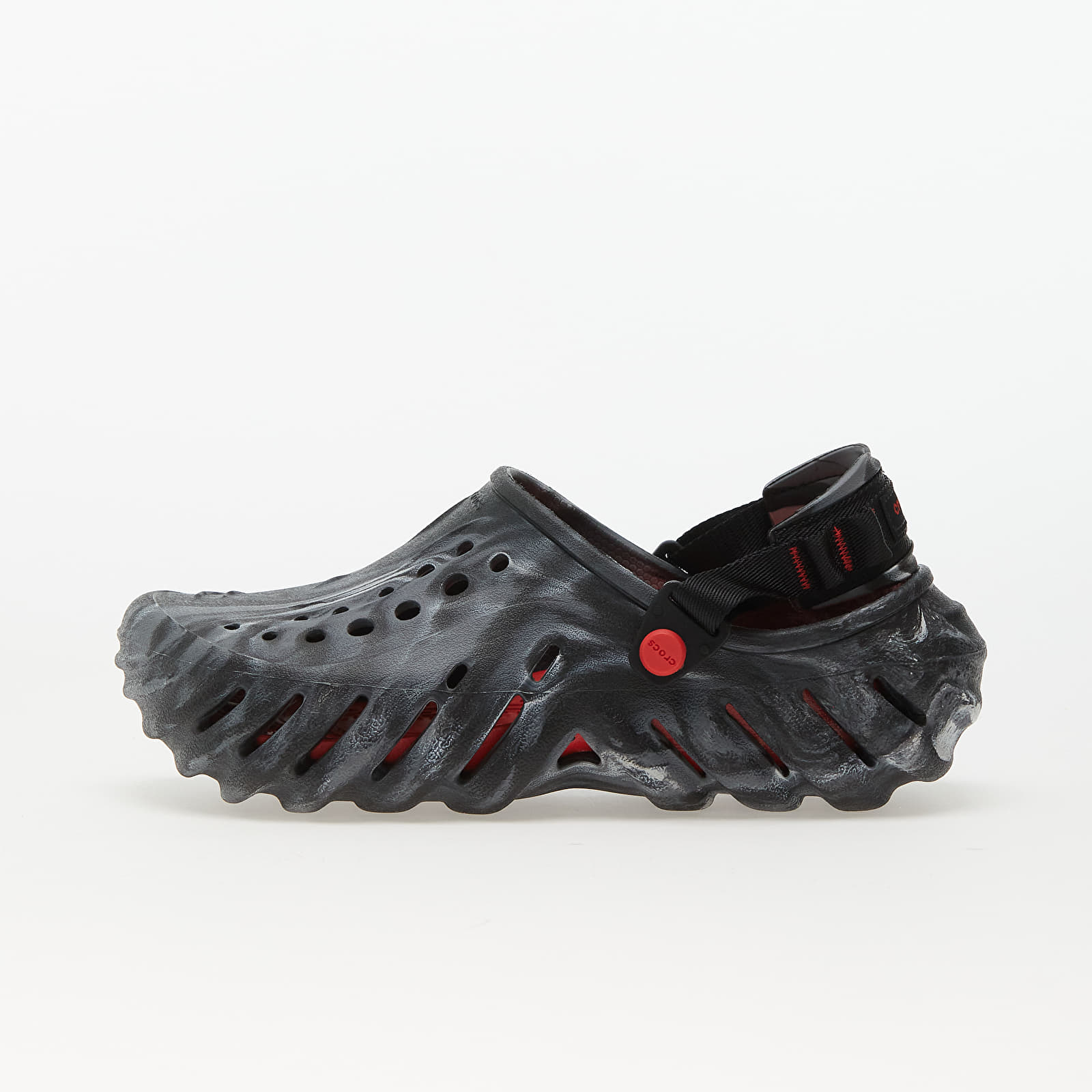 Black and red crocs clearance