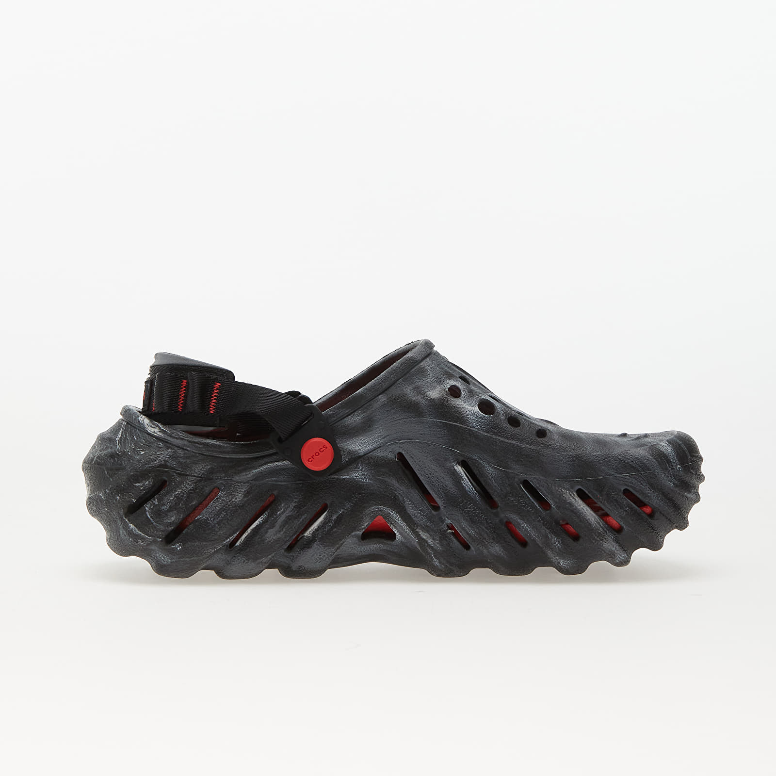Férfi cipők Crocs Echo Marbled Clog Black/ Flame