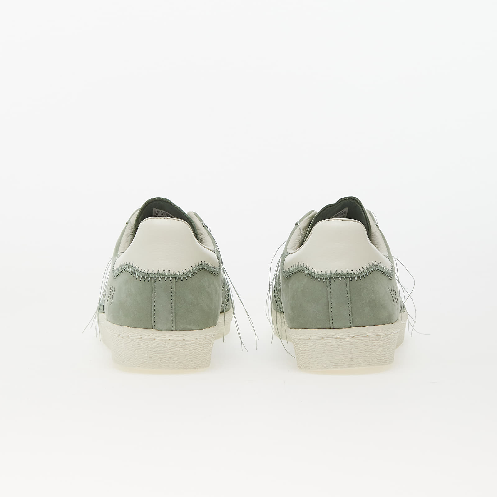 Men's shoes Y-3 Superstar Silver Green / Off White / Light Brown