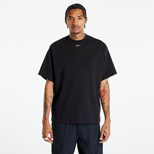 T-shirt Nike Solo Swoosh Men's Short Sleeve Heavyweight Tee Black/ White