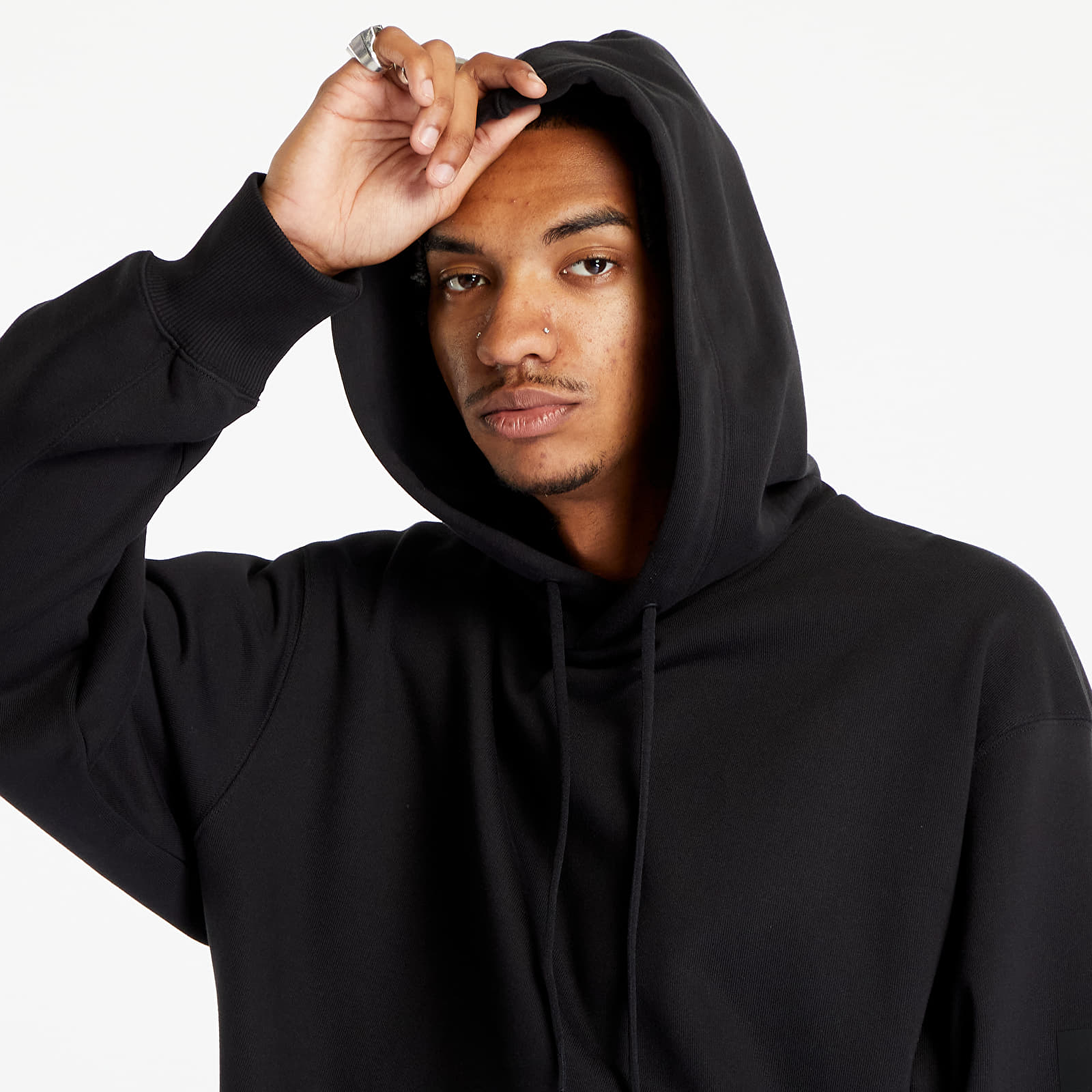 Cotton terry hoodie outlet