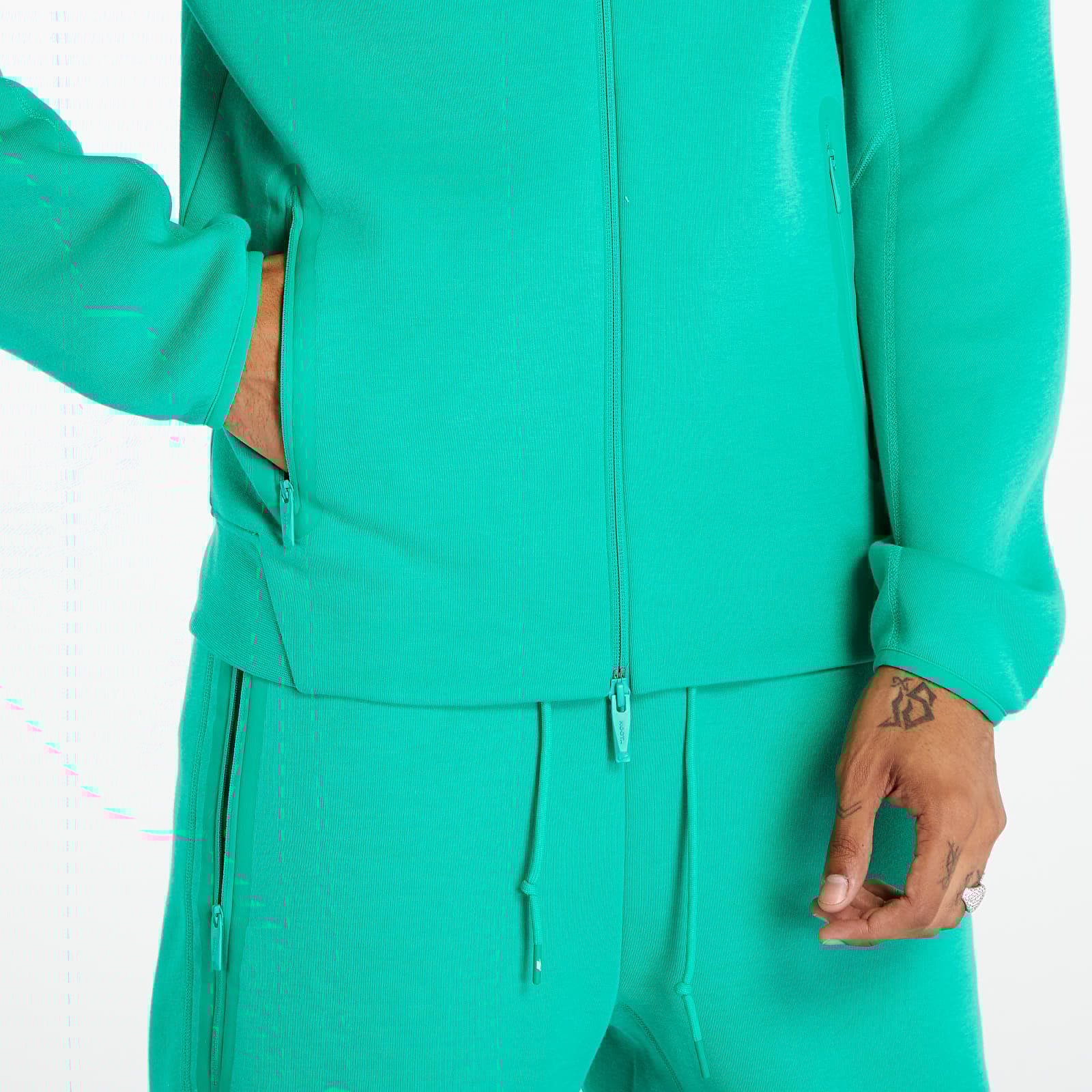 Hettegensere og sweatshirts Nike x NOCTA Tech Fleece Men's Full-Zip Hoodie Stadium Green/ Sail