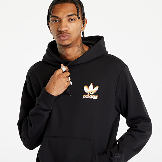 Hoodies Black | Originals Footshop sweatshirts Graphics and Fire Trefoil Hoodie adidas